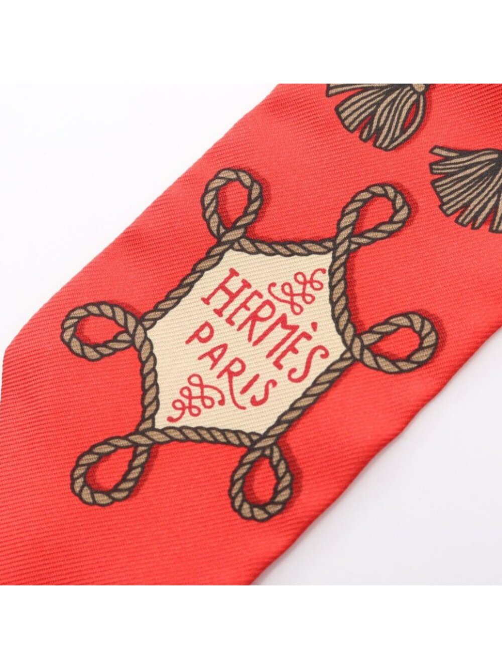 Hermes Scarf Twilly Brandebourgs Ribbon Silk - Picture 6 of 6